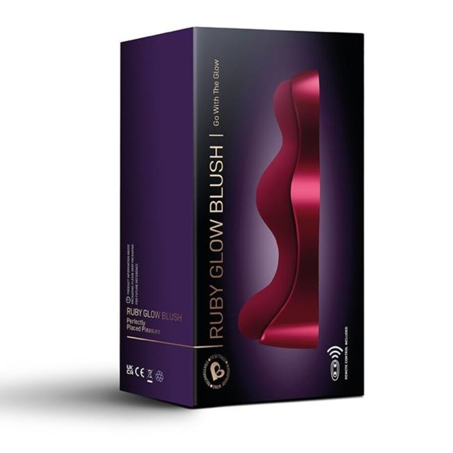 ROCKS-OFF - RUBY GLOW BLUSH RED G-Punkt-Vibrator
