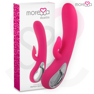 MORESSA - DUSTIN Klitorissauger mit kraftvoller Vibration, Premium-Silikon, wiederaufladbar