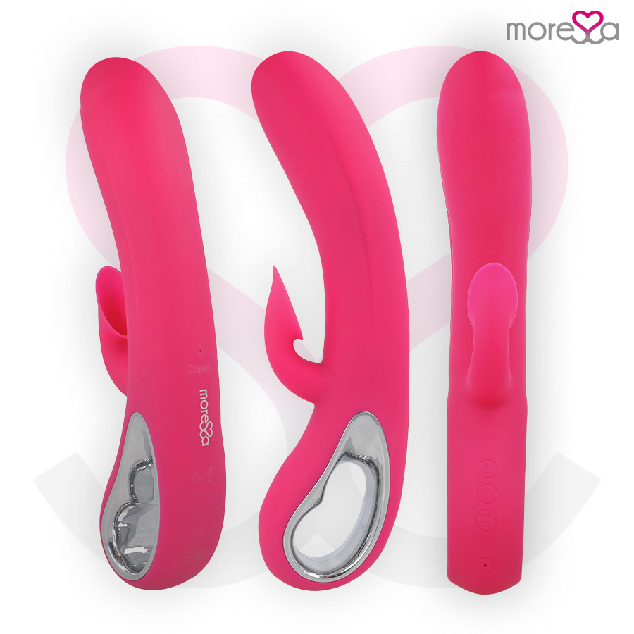 MORESSA - DUSTIN Klitorissauger mit kraftvoller Vibration, Premium-Silikon, wiederaufladbar