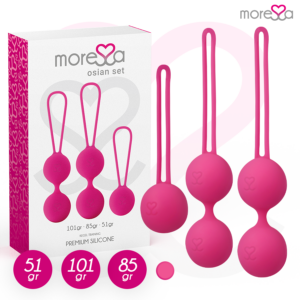 MORESSA - OSIAN SET PREMIUM SILIKON ROSA (Osian One - 51 g | Osian Two - 101 g | Osian Three - 85 g)