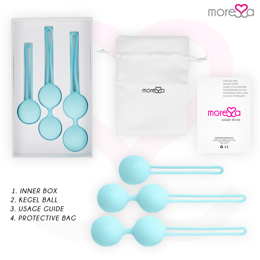 MORESSA - OSIAN SET PREMIUM Türkis Silikon