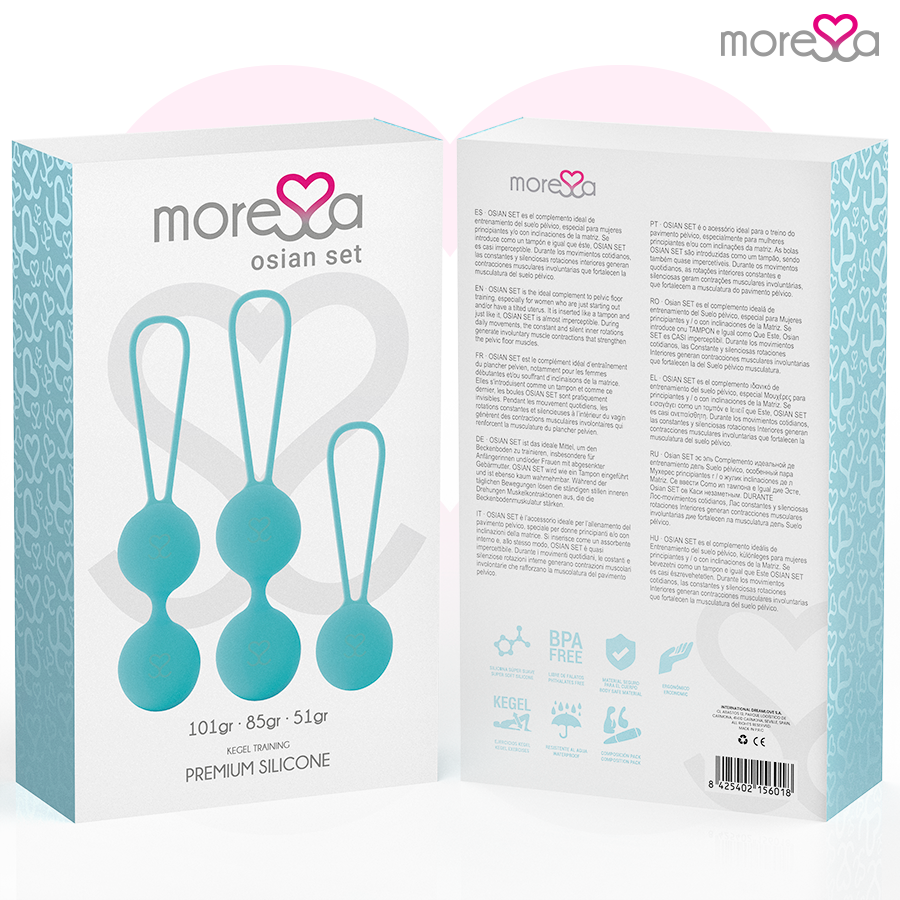 MORESSA - OSIAN SET PREMIUM Türkis Silikon