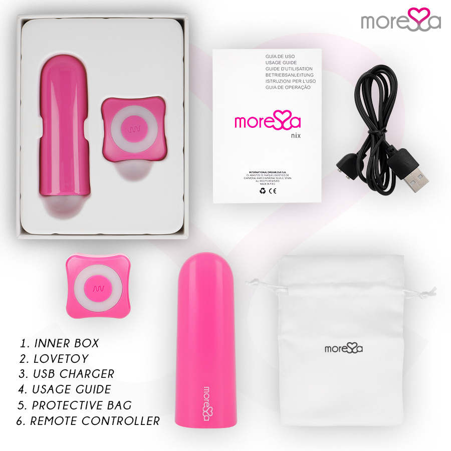 MORESSA - NIX VIBRATOR mit Fernbedienung Rosa