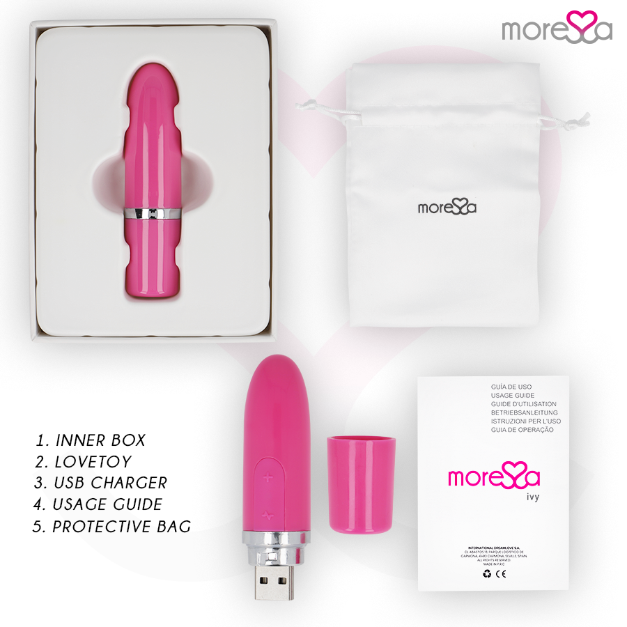 MORESSA - IVY VIBRATOR KLITORISSTIMULATOR REISE ROSA