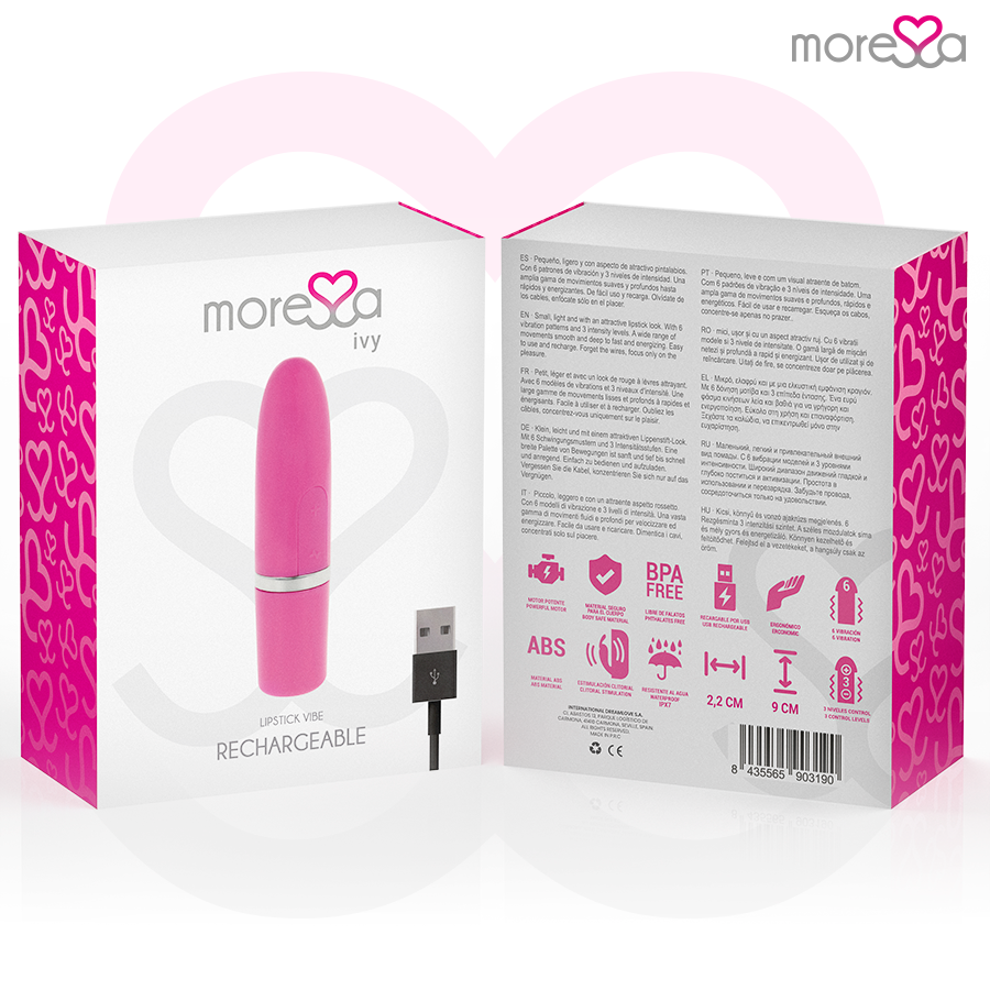 MORESSA - IVY VIBRATOR KLITORISSTIMULATOR REISE ROSA