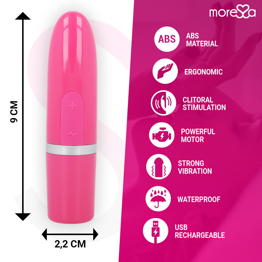 MORESSA - IVY VIBRATOR KLITORISSTIMULATOR REISE ROSA
