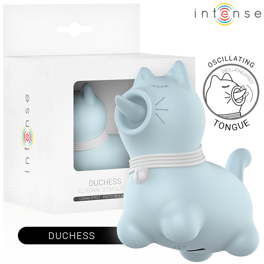 INTENSE - DUCHESS KLITORISSTIMULATOR MIT ROTIERENDER ZUNGE 360º BLAU