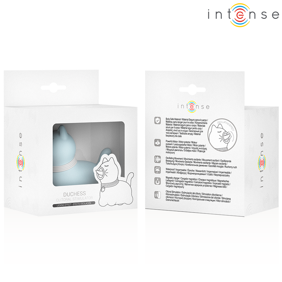 INTENSE - DUCHESS KLITORISSTIMULATOR MIT ROTIERENDER ZUNGE 360º BLAU