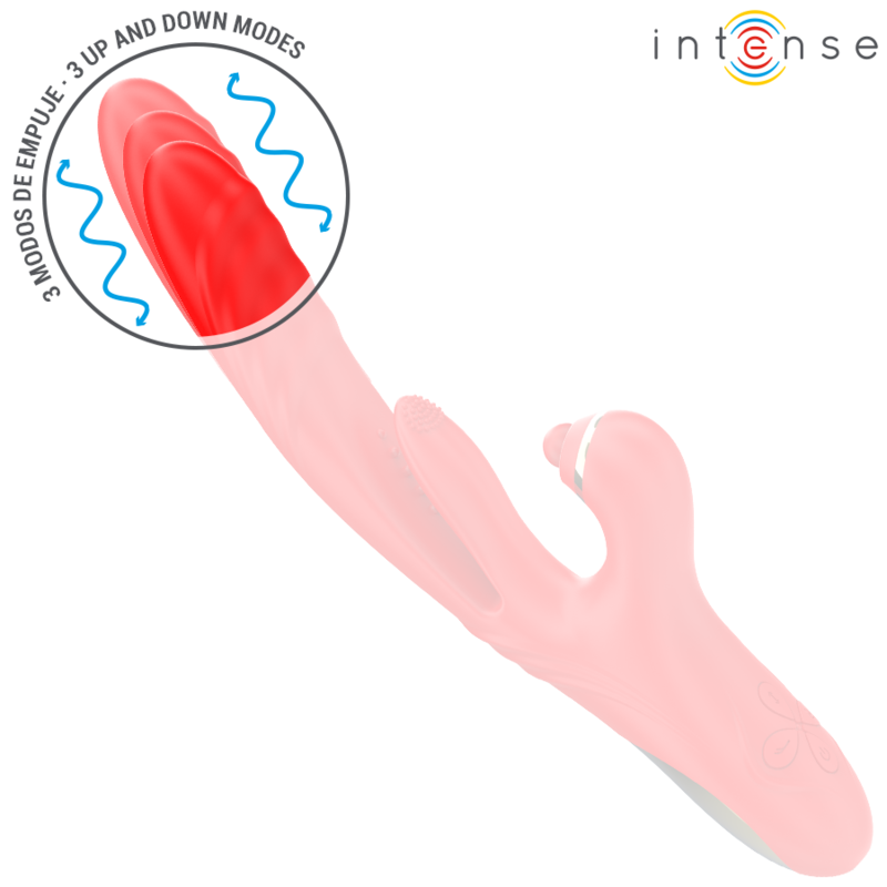 INTENSE - ROSALIA Multifunktionsvibrator 3 in 1 Rot