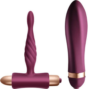 CLIMAXIMUM - DARE KIT TWISTED VIBRATOR + ANALPLUG ANFÄNGER