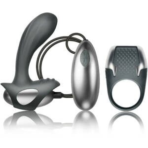 CLIMAXIMUM - EXCITE KIT Penisring + Draht-Prostatamassagegerät