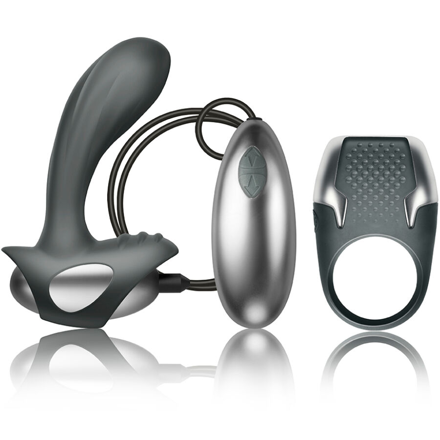 CLIMAXIMUM - EXCITE KIT Penisring + Draht-Prostatamassagegerät