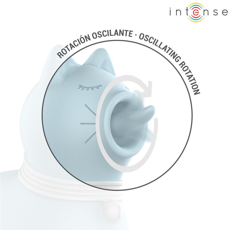 INTENSE - DUCHESS KLITORISSTIMULATOR MIT ROTIERENDER ZUNGE 360º BLAU
