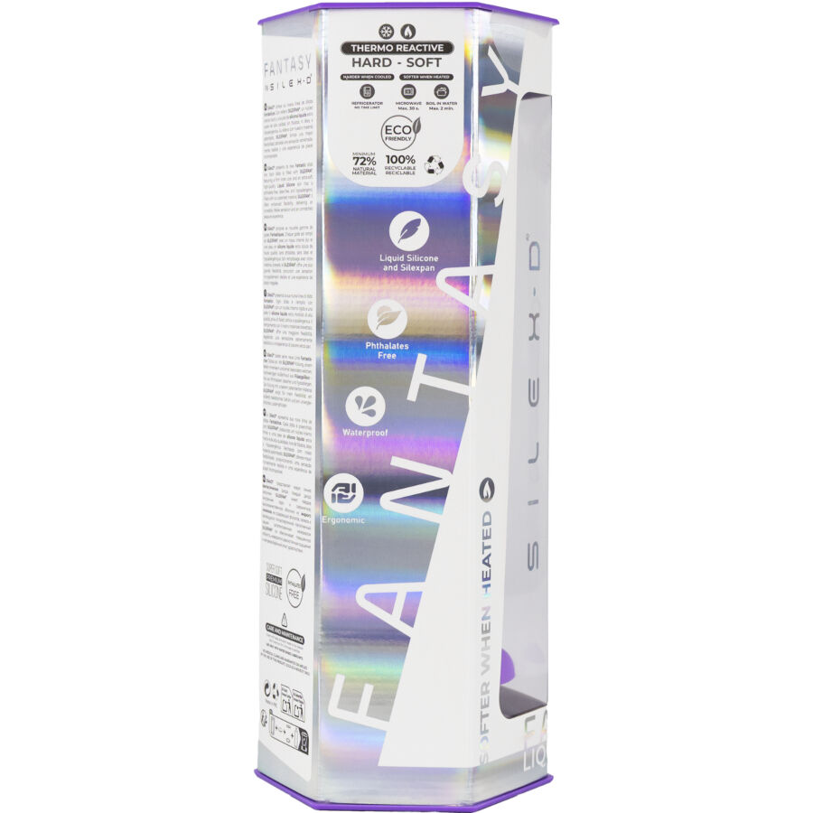 SILEXD - DREAMY DILDO FANTASY Flüssigsilikon thermoreaktiv lila 18,5 cm