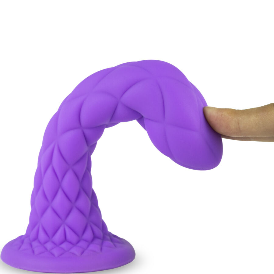 SILEXD - DREAMY DILDO FANTASY Flüssigsilikon thermoreaktiv lila 18,5 cm