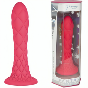 SILEXD - DREAMY DILDO FANTASY Flüssigsilikon thermoreaktiv Fuchsia 18,5 cm