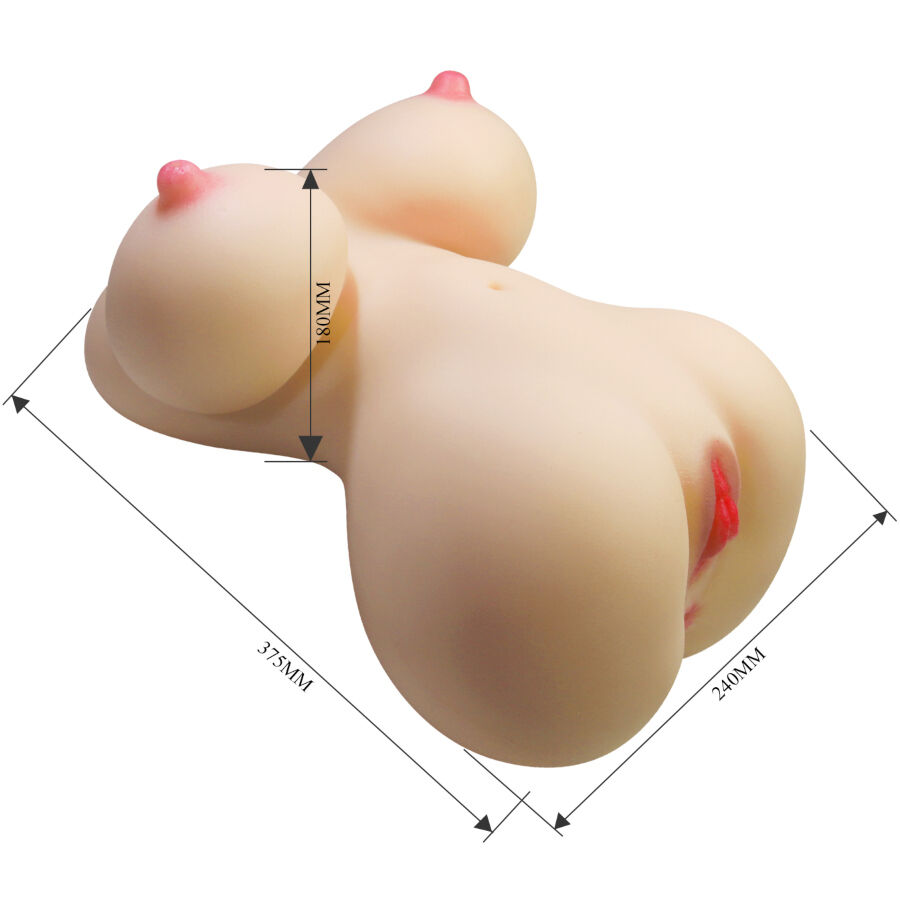 CRAZY BULL - FIONA realistischer weiblicher Torso mit Vagina und Anal 7,1 kg