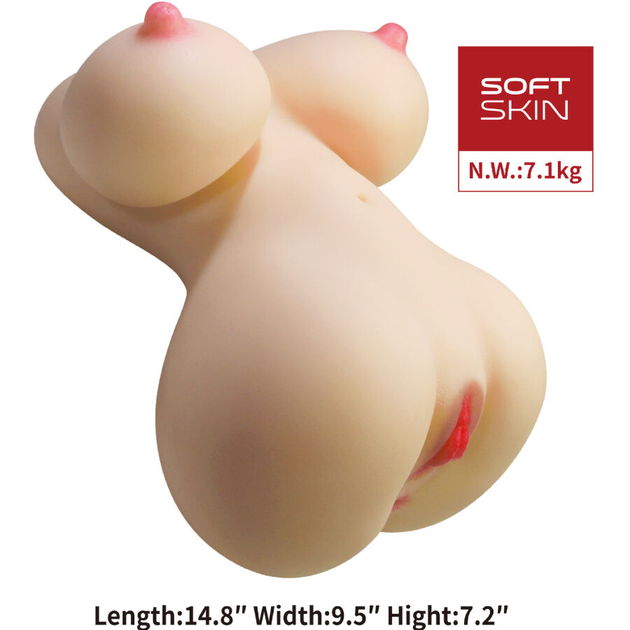 CRAZY BULL - FIONA realistischer weiblicher Torso mit Vagina und Anal 7,1 kg