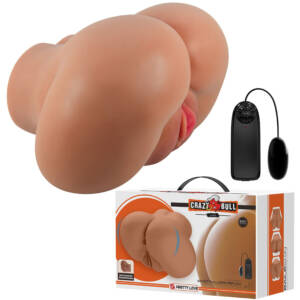 CRAZY BULL - LUNA VIBRATOR BUTT MIT REALISTISCHER VAGINA UND ANUS-STEUERUNG FERNBEDIENUNG