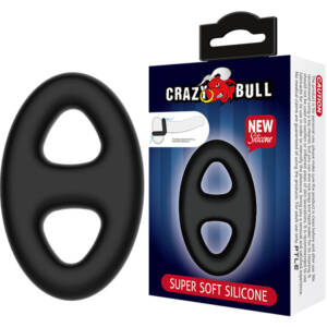 CRAZY BULL - DOPPELTES OVALER SILIKONRING