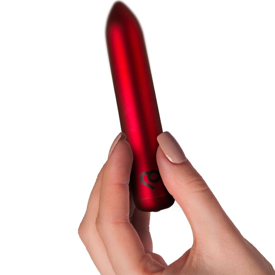 ROCKS-OFF - Wiederaufladbarer Bullet-Vibrator Rot