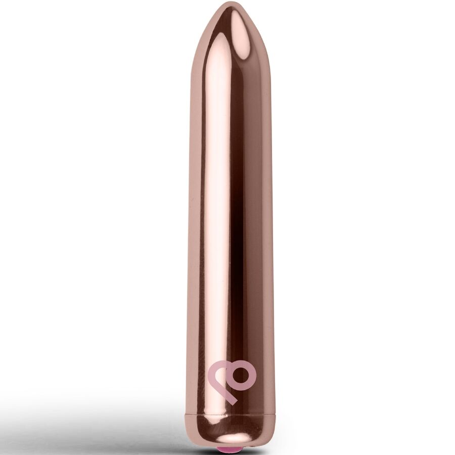 ROCKS-OFF - Wiederaufladbarer vibrierender Bullet Golden Rose