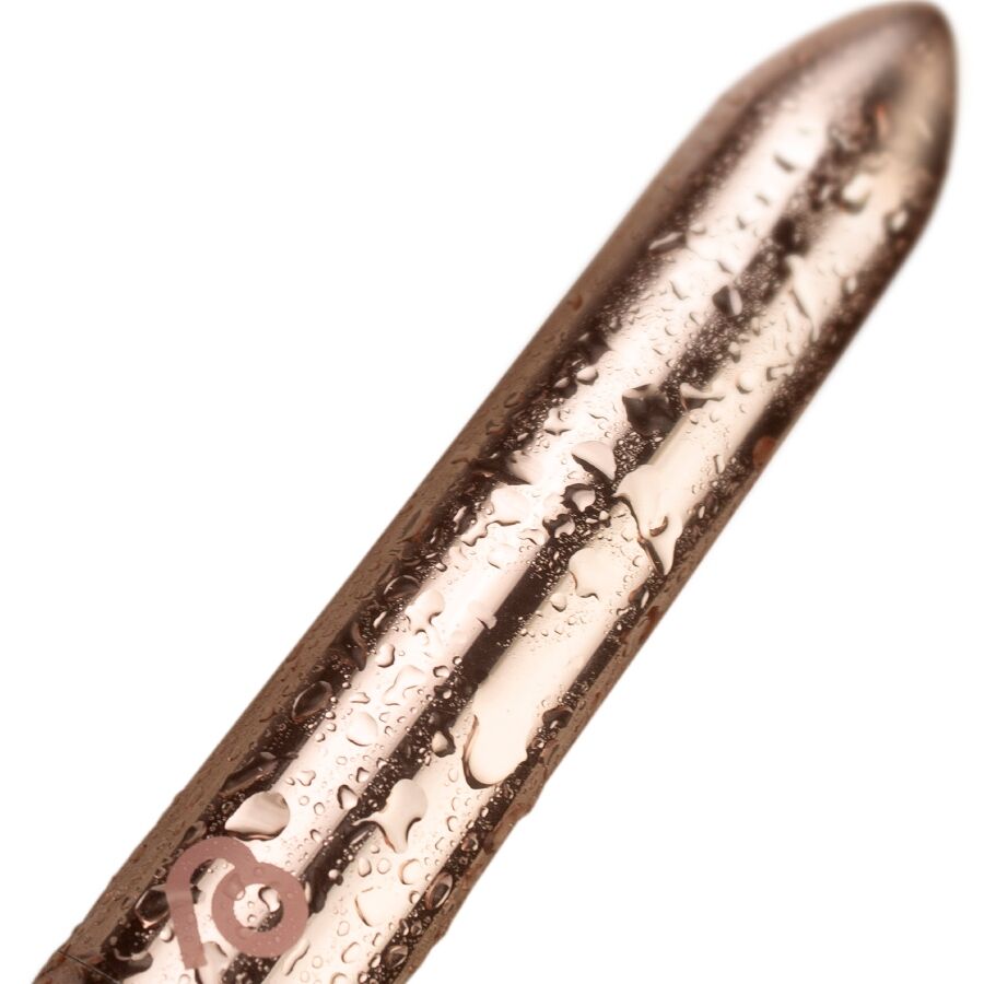 ROCKS-OFF - Wiederaufladbarer Bullet-Vibrator Golden Rose