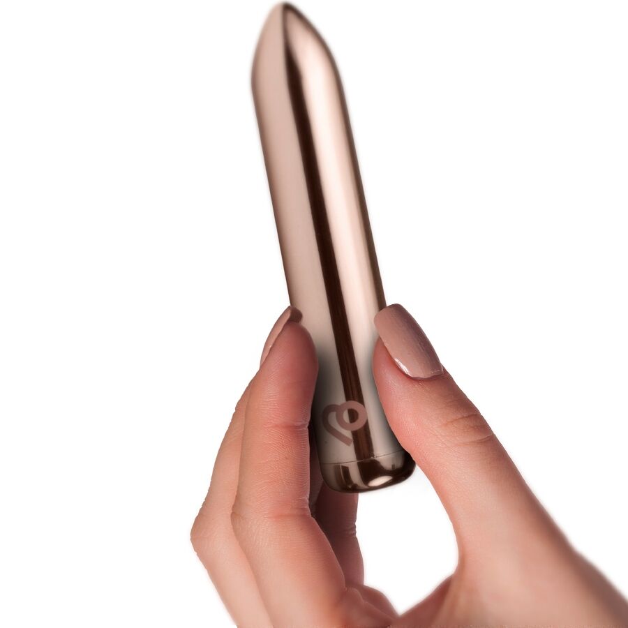 ROCKS-OFF - Wiederaufladbarer Bullet-Vibrator Golden Rose