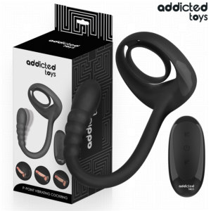 ADDICTED TOYS - P-SPOT Vibrations-Penisring mit Fernbedienung