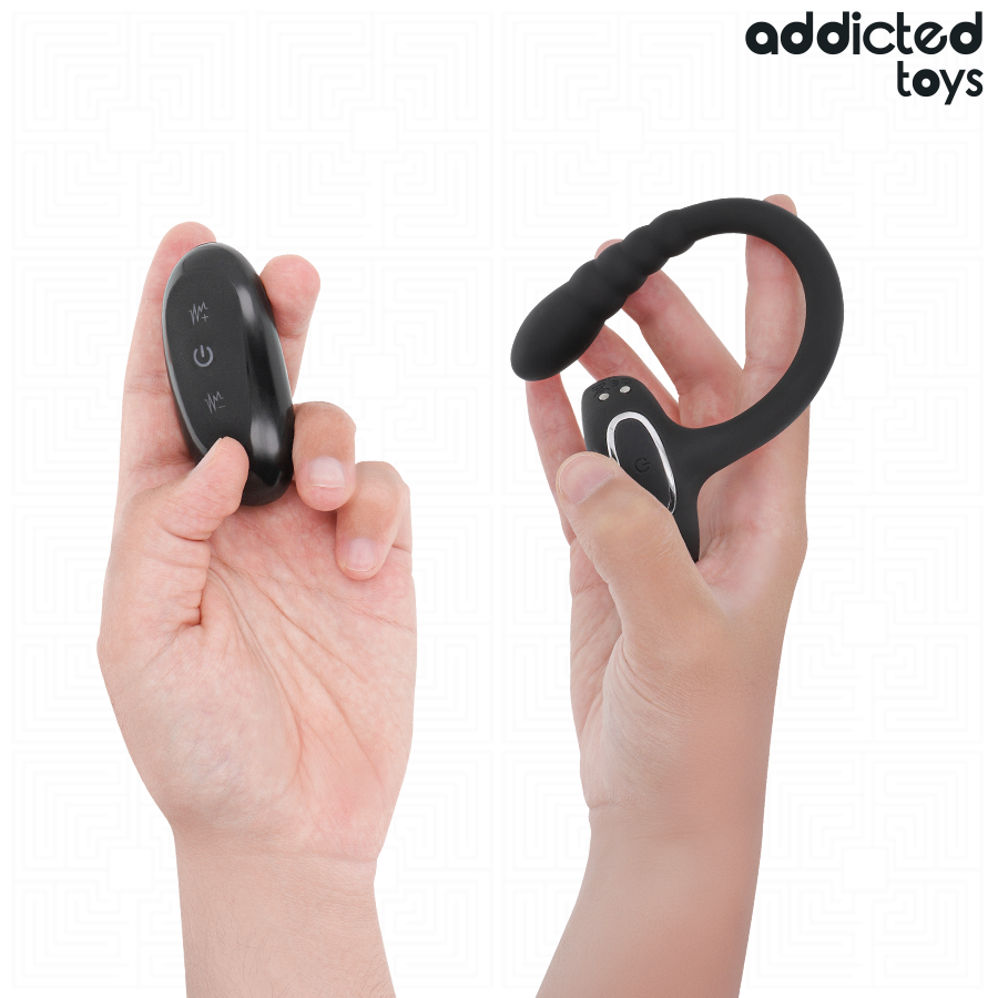 ADDICTED TOYS - P-SPOT Vibrations-Penisring mit Fernbedienung