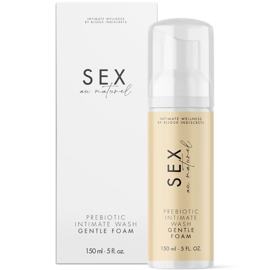 BIJOUX INDISCRETS – SEX AU NATUREL Präbiotisches Intimgel mit Schaum 150 ml