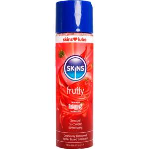 SKINS - Fruchtiges, wasserbasiertes Gleitgel Erdbeere 130 ml