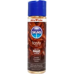 SKINS - Köstliches, wasserbasiertes Gleitgel Doppelschokolade 130 ml