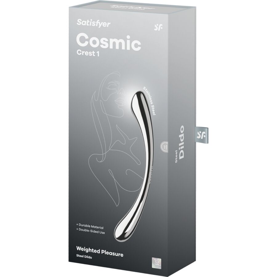 COSMIC CREST 1 Doppeldildo aus Edelstahl