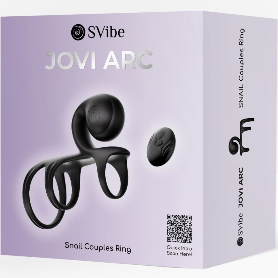 SNAIL VIBE - JOVI ARC Paare Ring mit Fernbedienung Schwarz