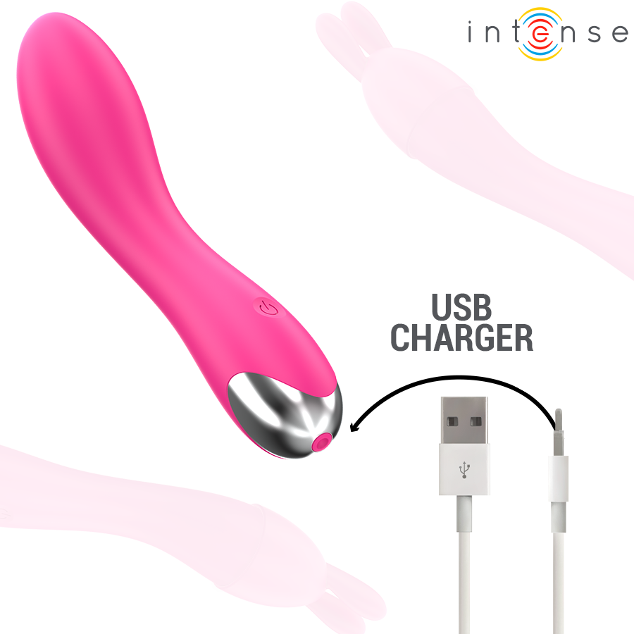 INTENSE - CHER VIBRATOR MIT 20 MUSTERN UND AUSTAUSCHBAREN AUFSÄTZEN