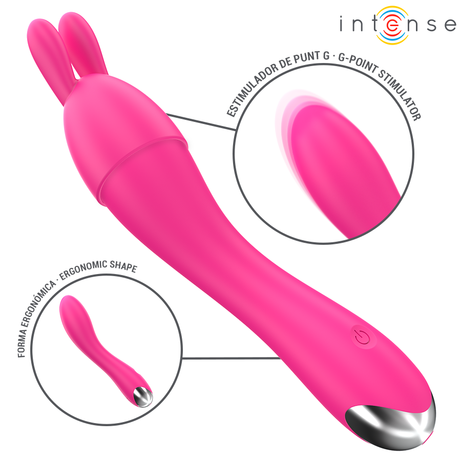 INTENSE - CHER VIBRATOR MIT 20 MUSTERN UND AUSTAUSCHBAREN AUFSÄTZEN