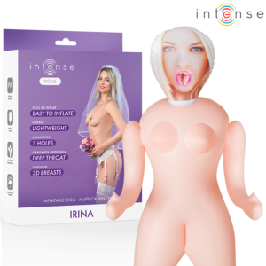 INTENSE DOLLS - IRINA AUFBLASBARE PUPPE MIT DRITTEN ÖFFNUNGEN