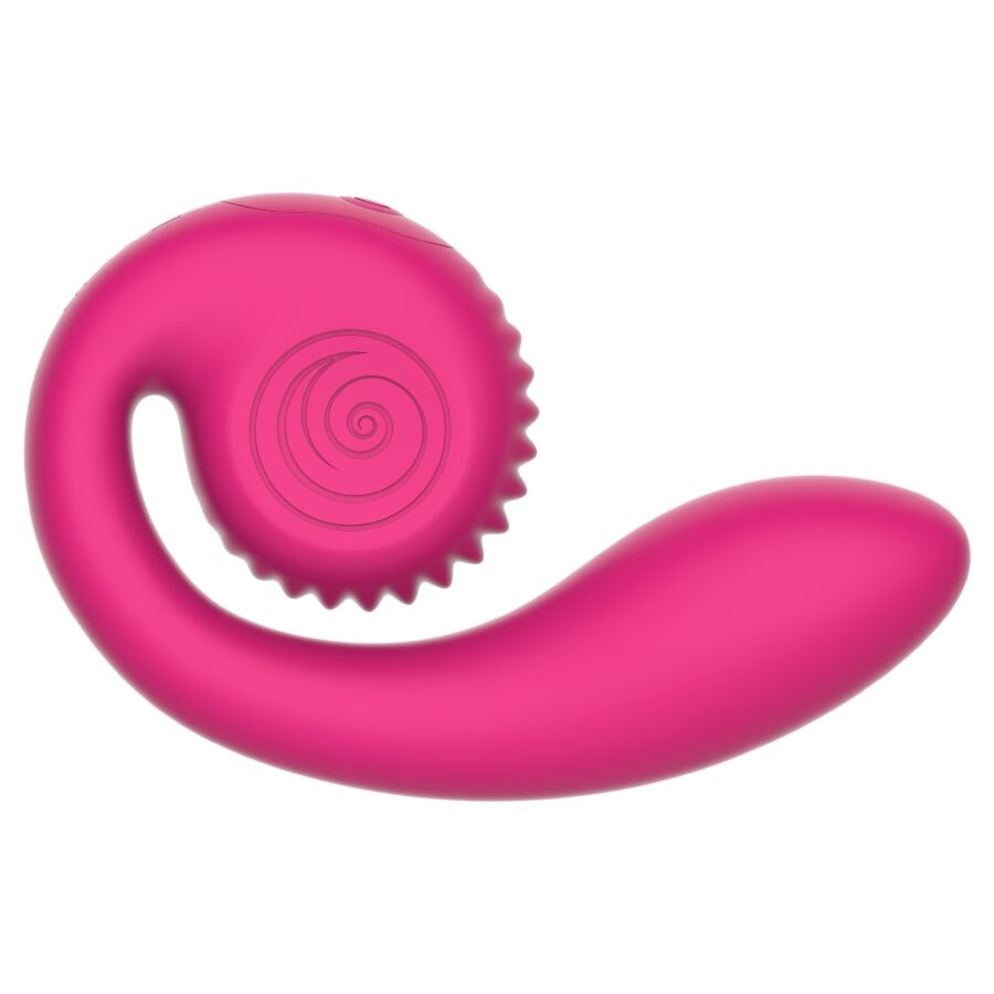 SNAIL VIBE - GIZI LITE DUAL G-Punkt & Klitorisstimulator Rosa Vibrator