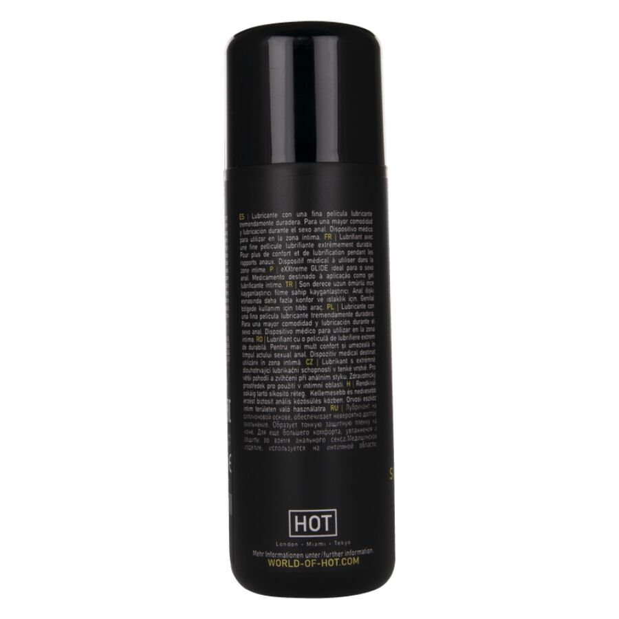 HOT - EXTRA GLEITENDES SILIKONBASIERTES GLEITMITTEL + KOMFORTÖL A+ 100 ML