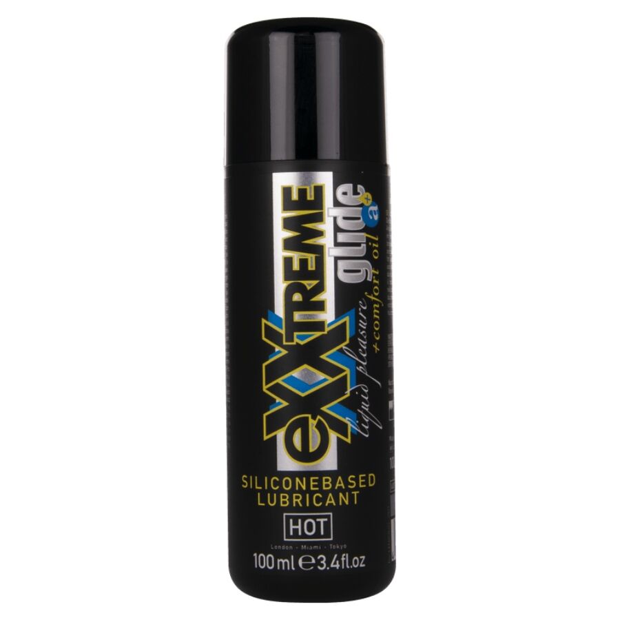 HOT - EXTRA GLEITENDES SILIKONBASIERTES GLEITMITTEL + KOMFORTÖL A+ 100 ML