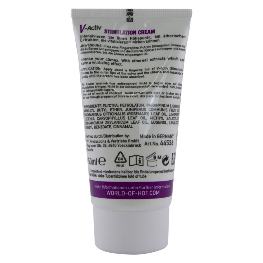 HOT - V-ACTIV Stimulationcreme für Frauen 50 ml