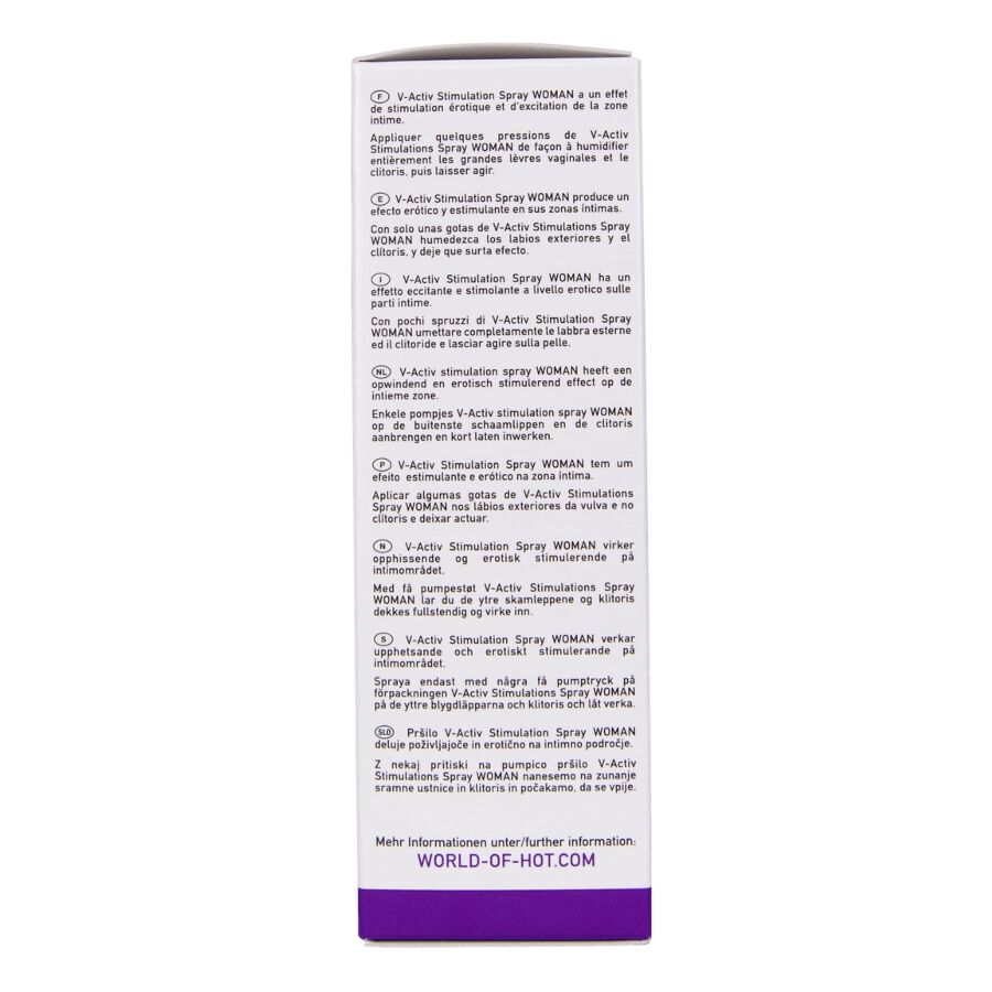 HOT - V-ACTIV Stimulation Spray für Frauen 50 ml