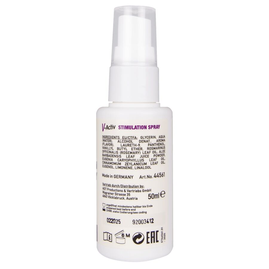 HOT - V-ACTIV Stimulation Spray für Frauen 50 ml