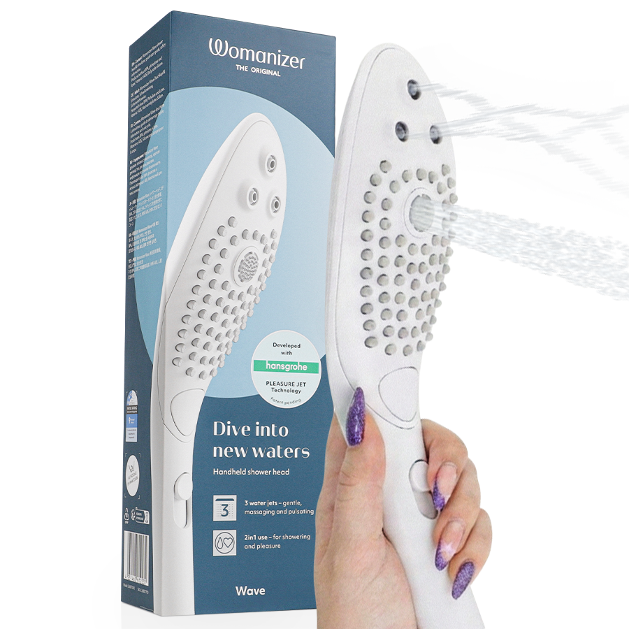WOMANIZER - WAVE Klitoralstimulierender Duschkopf Weiß