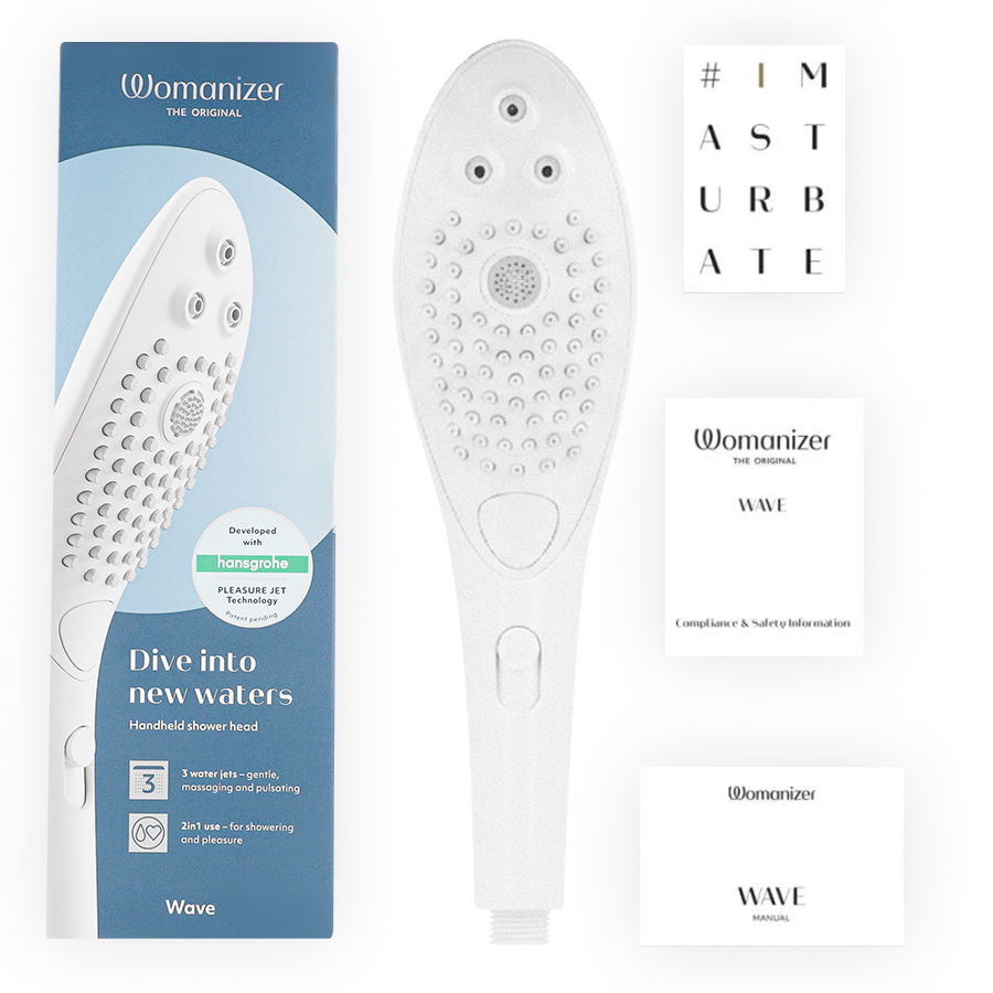 WOMANIZER - WAVE Klitorisstimulierender Duschkopf Weiß