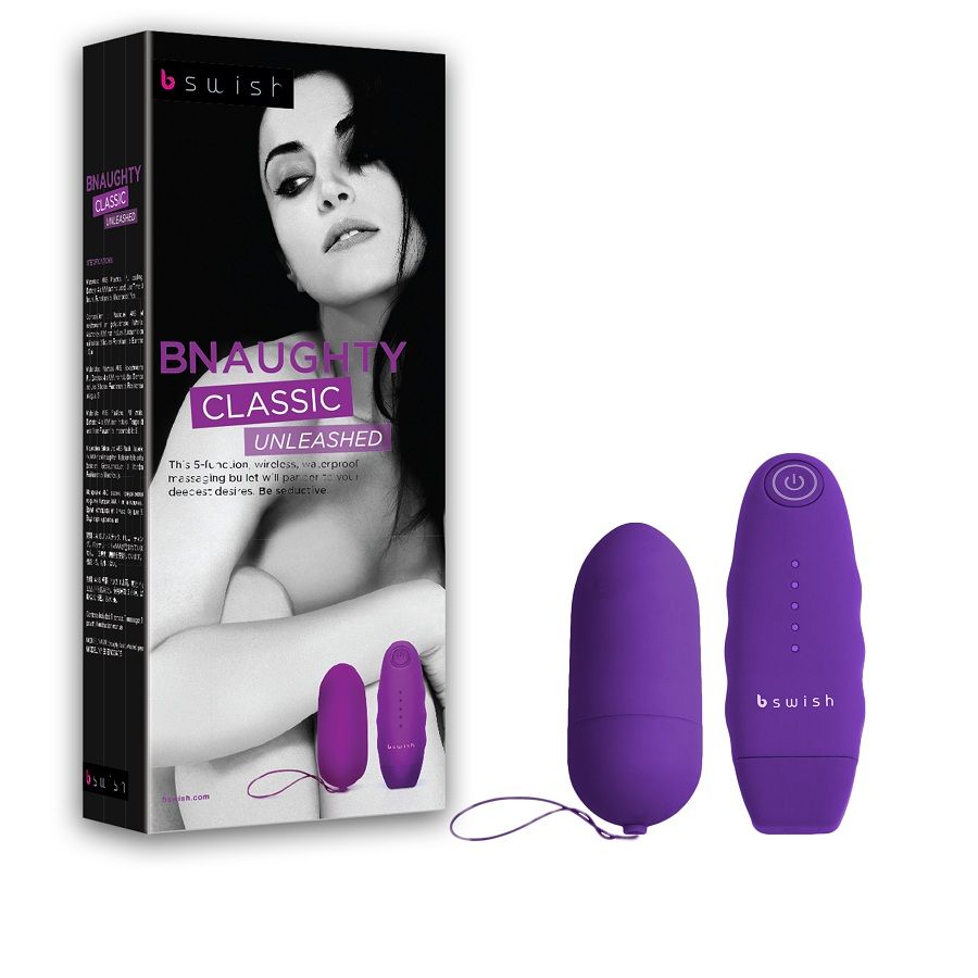 B SWISH - BNAUGHTY UNLEASHED Klassische Fliederfernbedienung