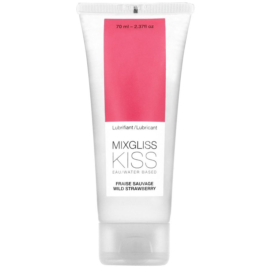 MIXGLISS - Wasserbasiertes Gleitgel Erdbeergeschmack 70 ml