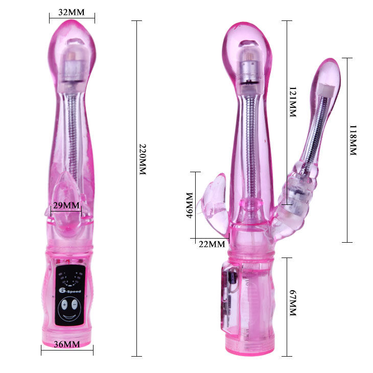 BAILE - Flexibler Vibrator mit Analstimulator