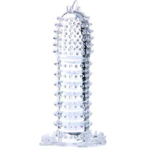 BAILE - Penishülle mit transparenten Reizpunkten 14 cm